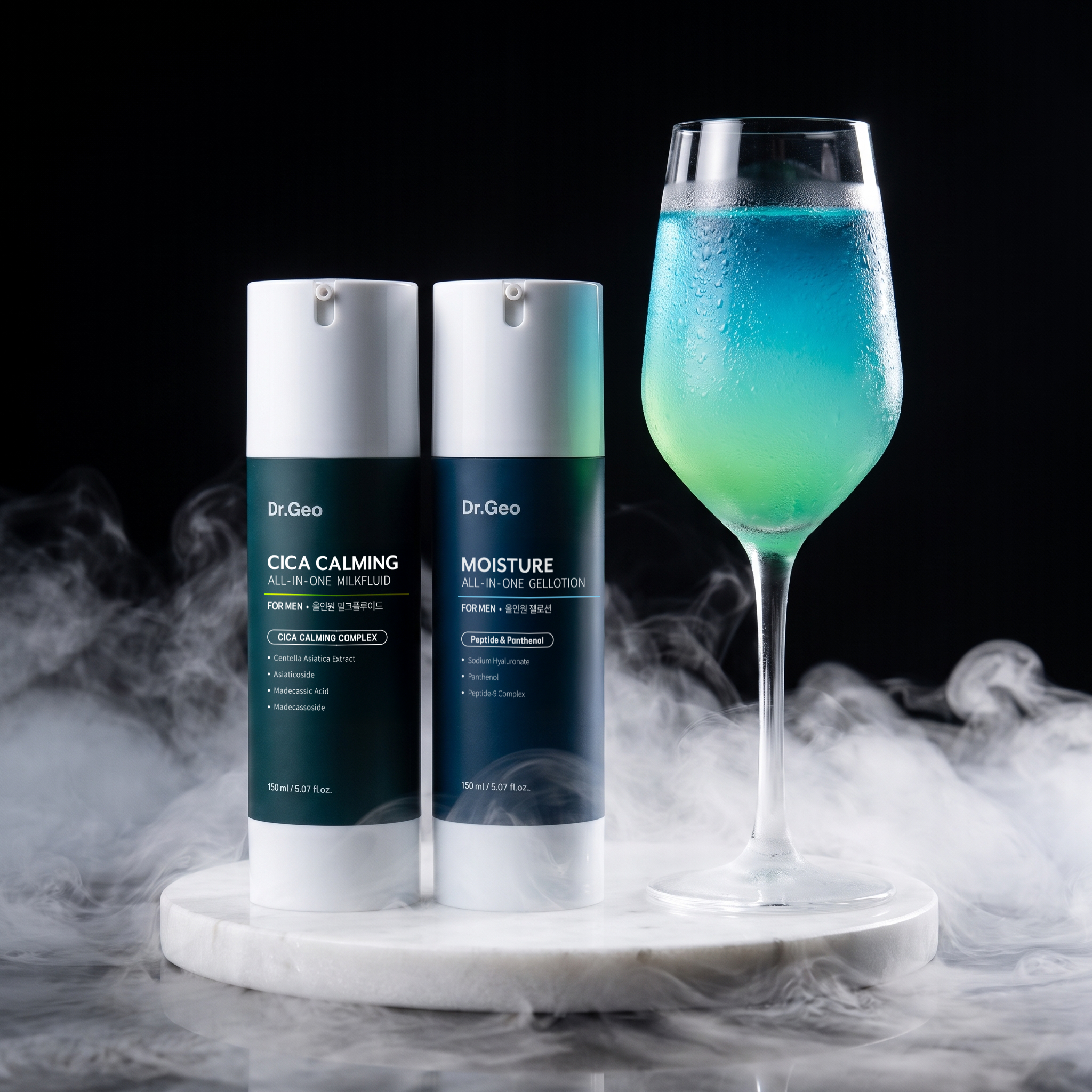 Dr.Geo Men's All-in-One Milkfluid and Gellotion duo